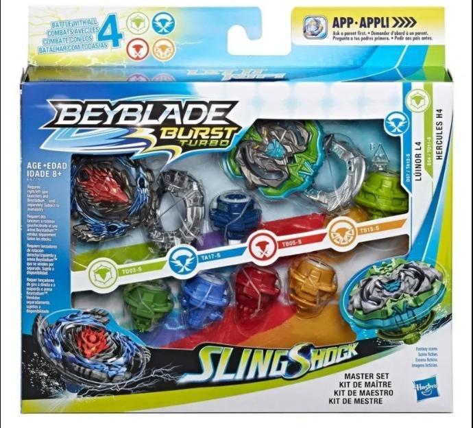 Beyblade Pião Com Lançador Super Hyperion H6 - F0527 - Hasbro