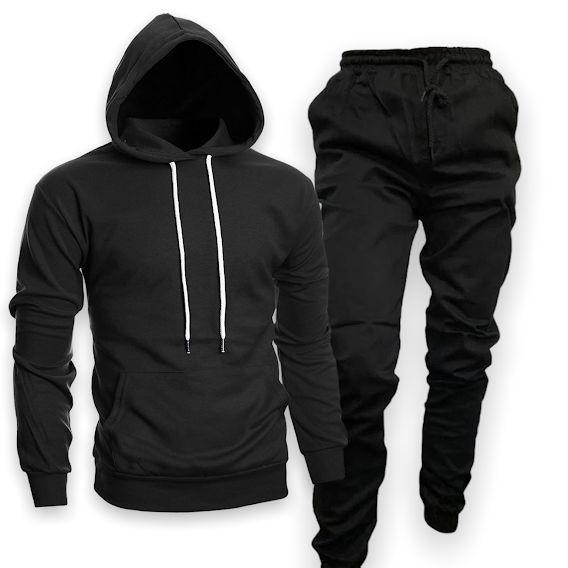 Moletom Preto Liso Costas Blusa Loja De Moletom Masculino Kit