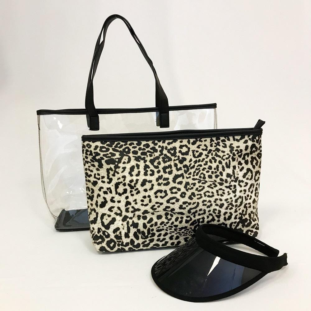 black and leopard print bolsa