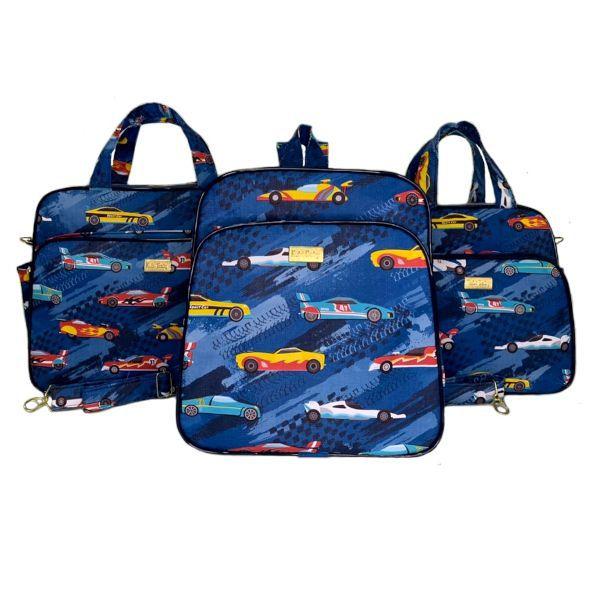 baby blue duffle bolsa