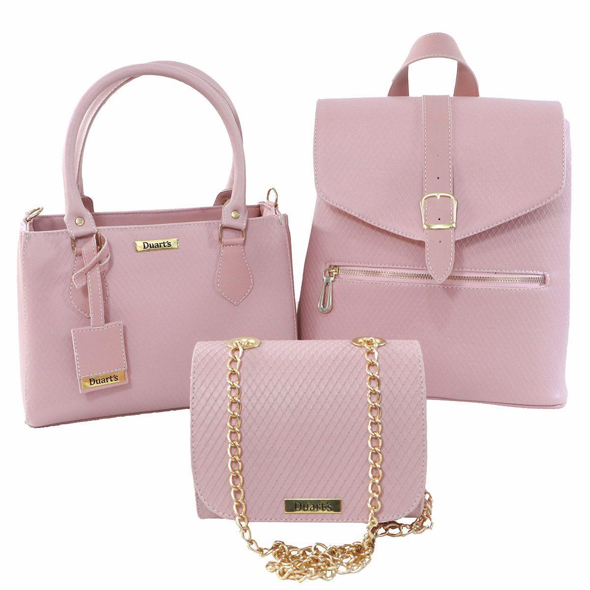 pink bolsa for college girl
