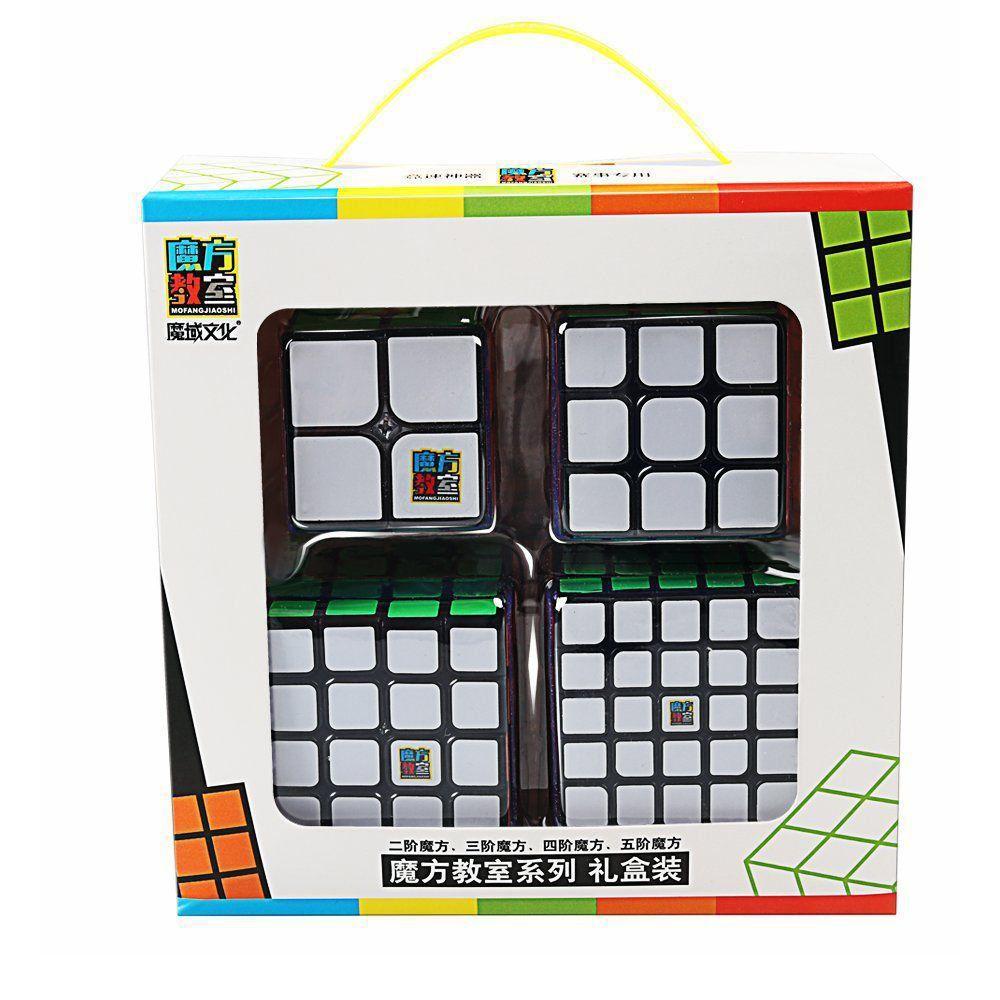 Kit Cubo Mágico Profissional MoYu 2x2 / 3x3 / 4x4 / 5x5 - Cubo ao