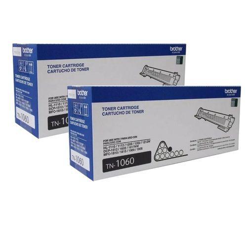 Kit C/ 2 Toner Brother Tn-1060 Dcp-1602 Dcp-1512 Dcp-1617nw Hl-1112 Hl-1202  Hl-1212w 1k - Toner - Magazine Luiza