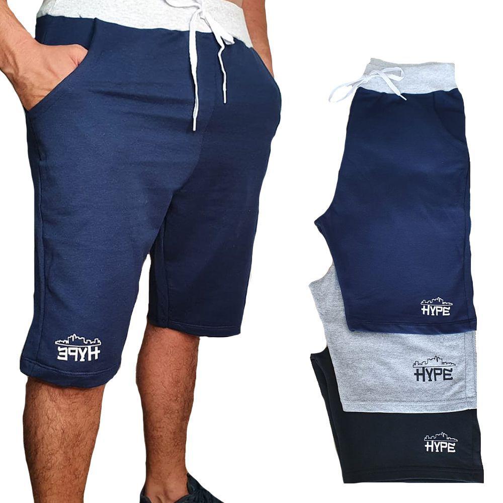 short moletom masculino academia