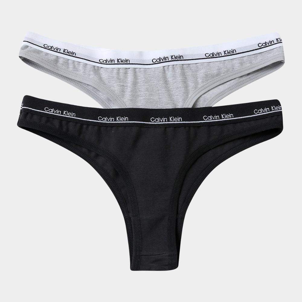 ENCERRADA] Kit Calcinha Fio Dental Calvin Klein 2 Peças - Promoções do Dia