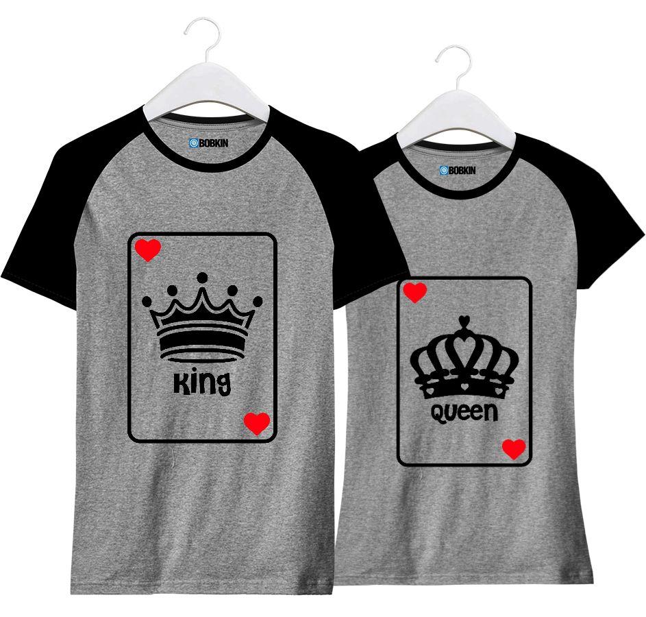camiseta king e queen