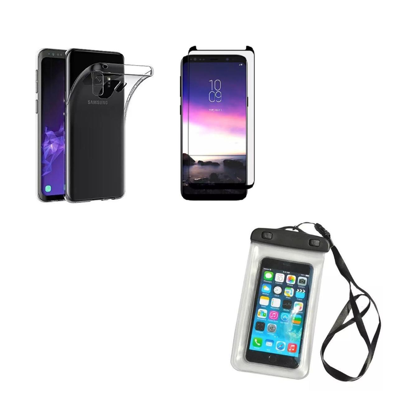 Kit Capa a Prova D'água Samsung S9 Plus + Capa + Película De Gel 3D - Kit  Capinha e Película para Celular - Magazine Luiza