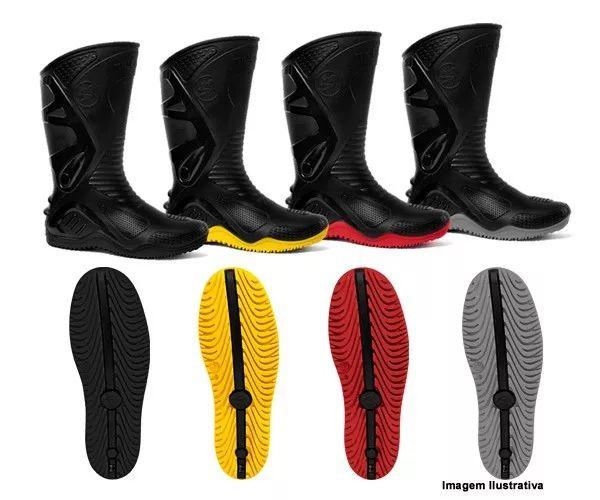 bota de chuva moto feminina