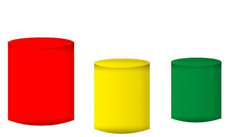 Kit Capas de Cilindro de festa em tecido sublimado Vermelho Amarelo e Verde  - Sublime Sonhos - No Magalu - Magazine Luiza
