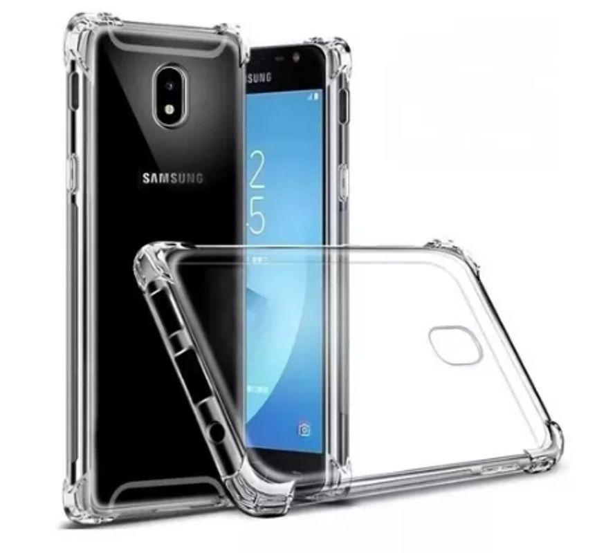 Kit Capinha Silicone Antichoque + Película Vidro 5D Preta Samsung J5 PRO J  530 - HRebros - Kit Capinha e Película para Celular - Magazine Luiza