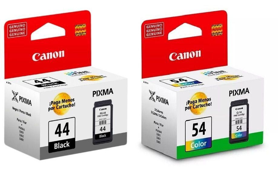 Kit Cartucho Original Canon Pg44 e Cl54 E401 E461 E481 E4210 - Cartucho de  Tinta - Magazine Luiza