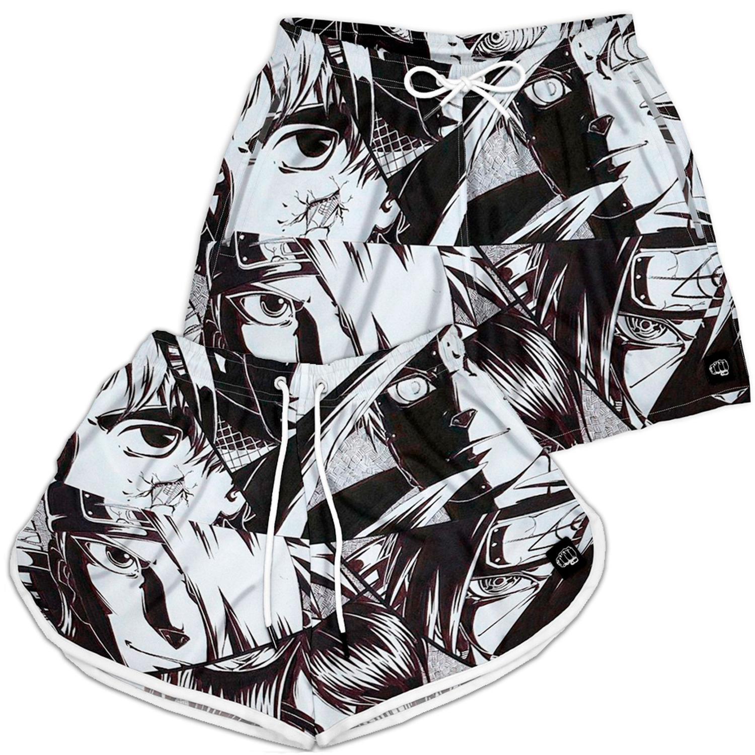 short de praia naruto