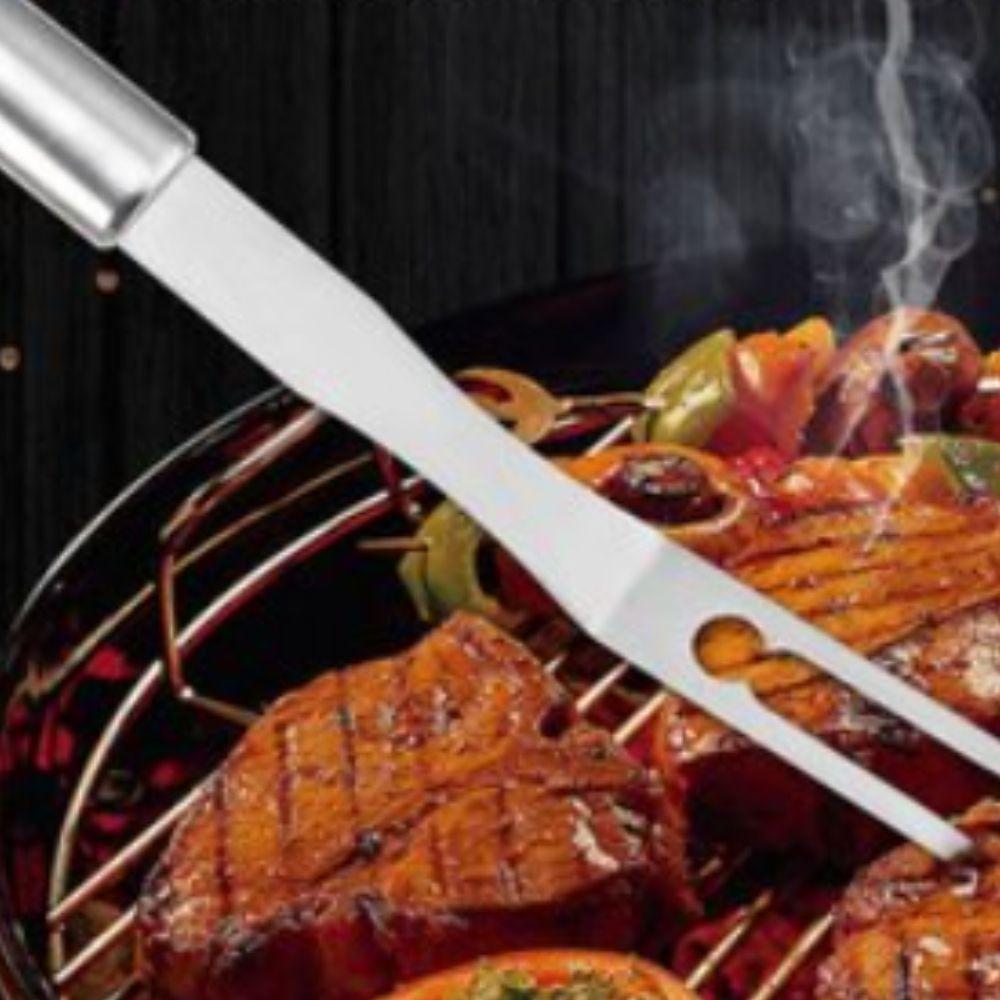 Garfo Grande Trinchante P/ Churrasco Inox Utensilio