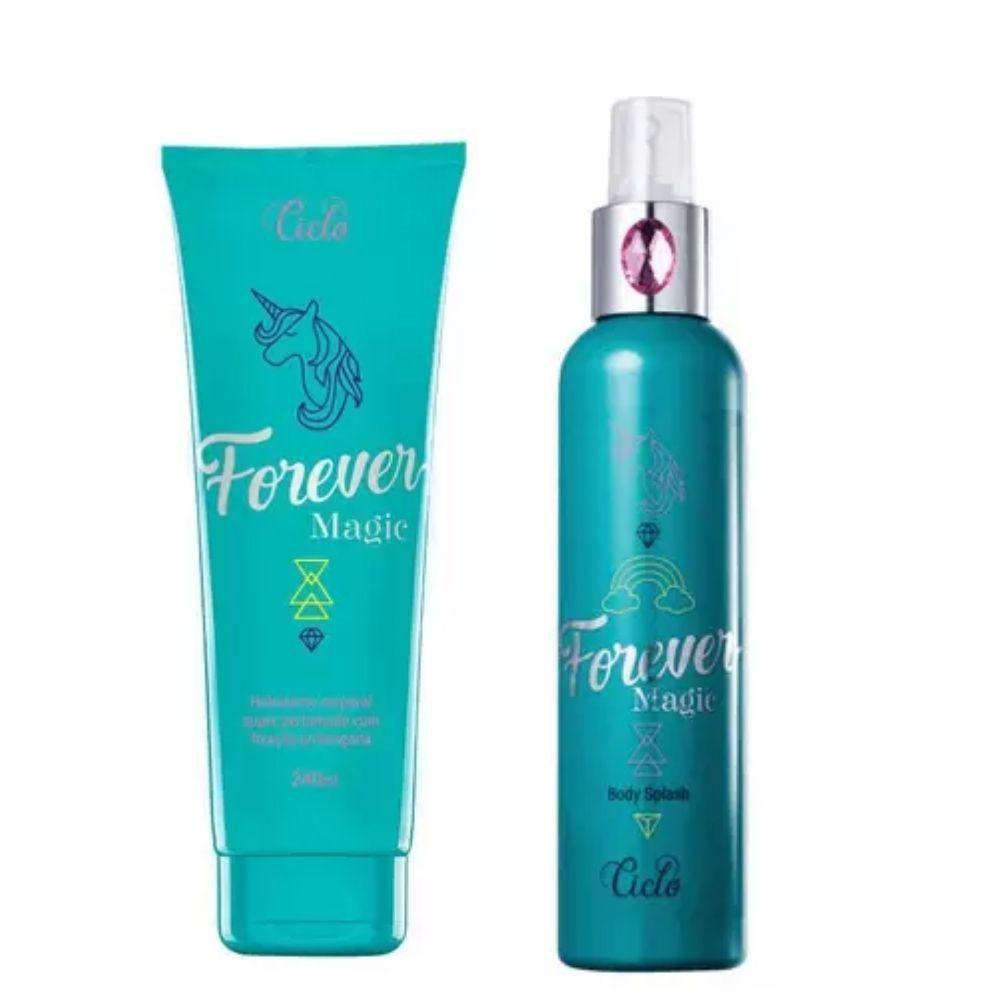 Ciclo Kit Forever Magic Hidratante (240ml) + Body Splash (200ml