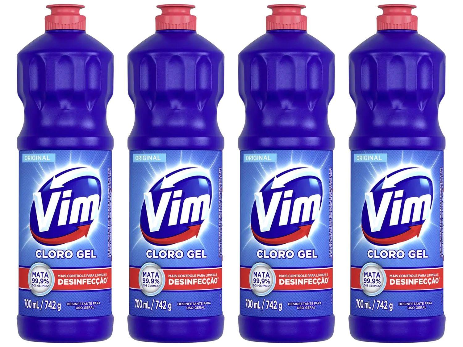 Kit Cloro Gel Vim Sua Casa Protegida