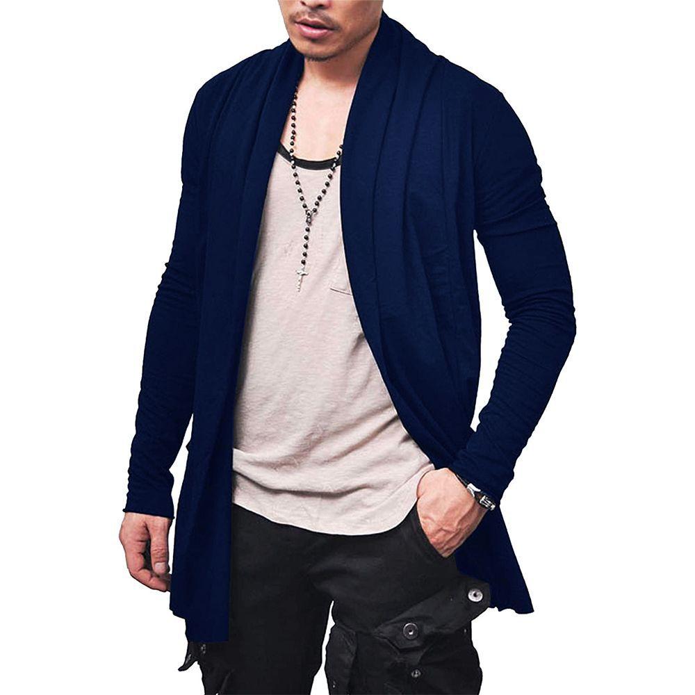 Kit com 02 Sobretudo Cardigan Casaco Masculino Blusa Frio Confortável Slim Fitness - Cardigan Masculino - Magazine Luiza