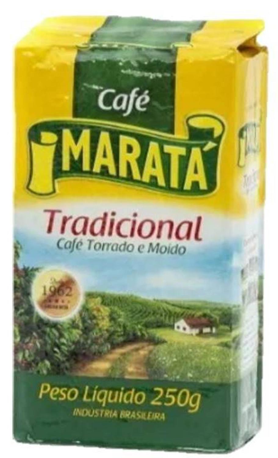 Kit com 10 - Café Tradicional Marata Vácuo 250g - Maratá - Café ...