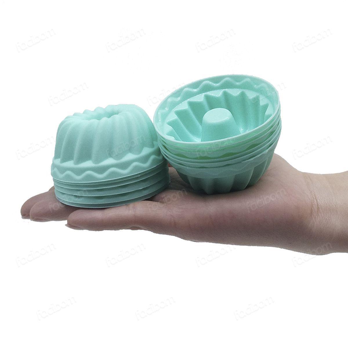 Kit com 12 Formas de Silicone para Mini Pudim Bolos e Muffins - Facibom ...