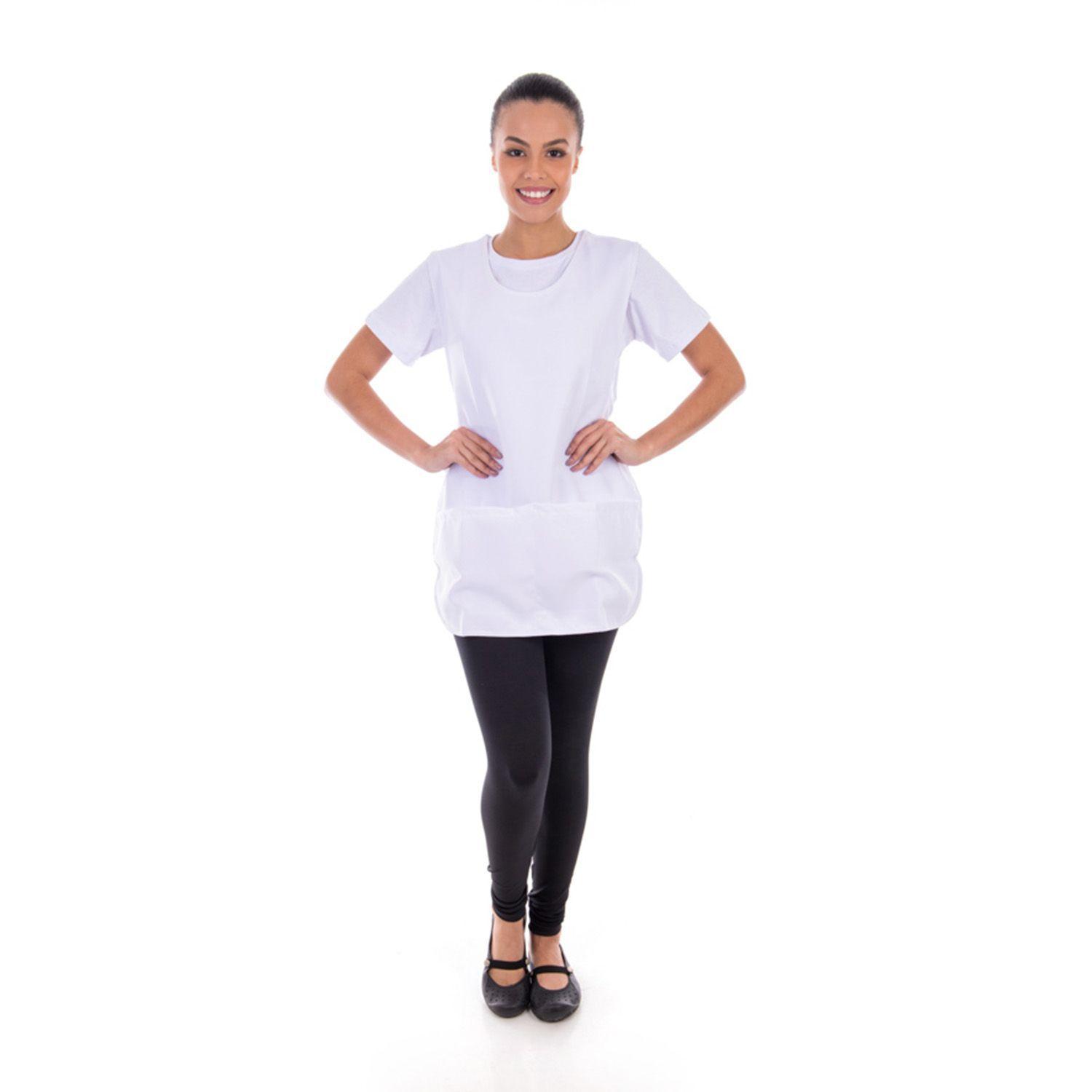 Kit com 2 Conjuntos de Calça Legging, Camiseta e Bata para Copeira,  Arrumadeira, Faxineira, Babá - EBT Uniformes - Conjunto de Roupa Feminina -  Magazine Luiza