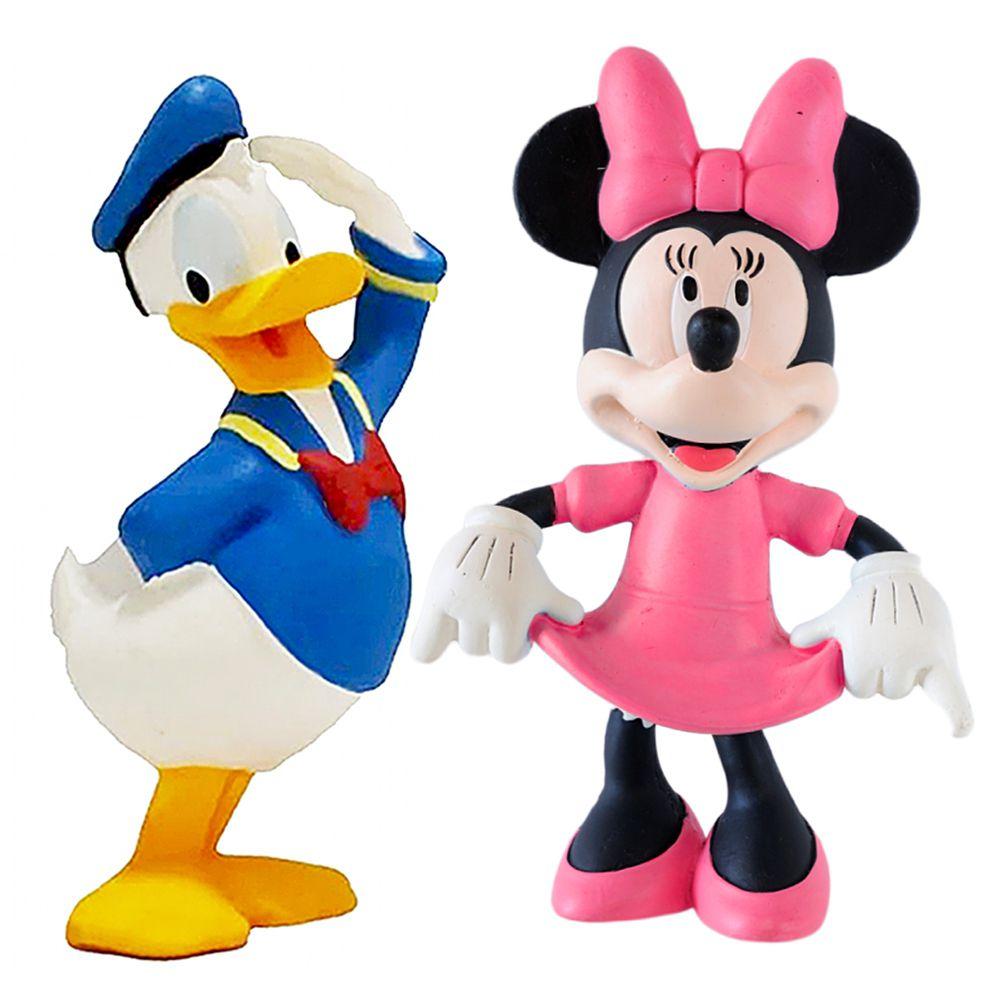 Kit Com 2 Mordedor Para Bebe Macio Disney Minnie E Pato Donald La Toy Mordedor Magazine Luiza