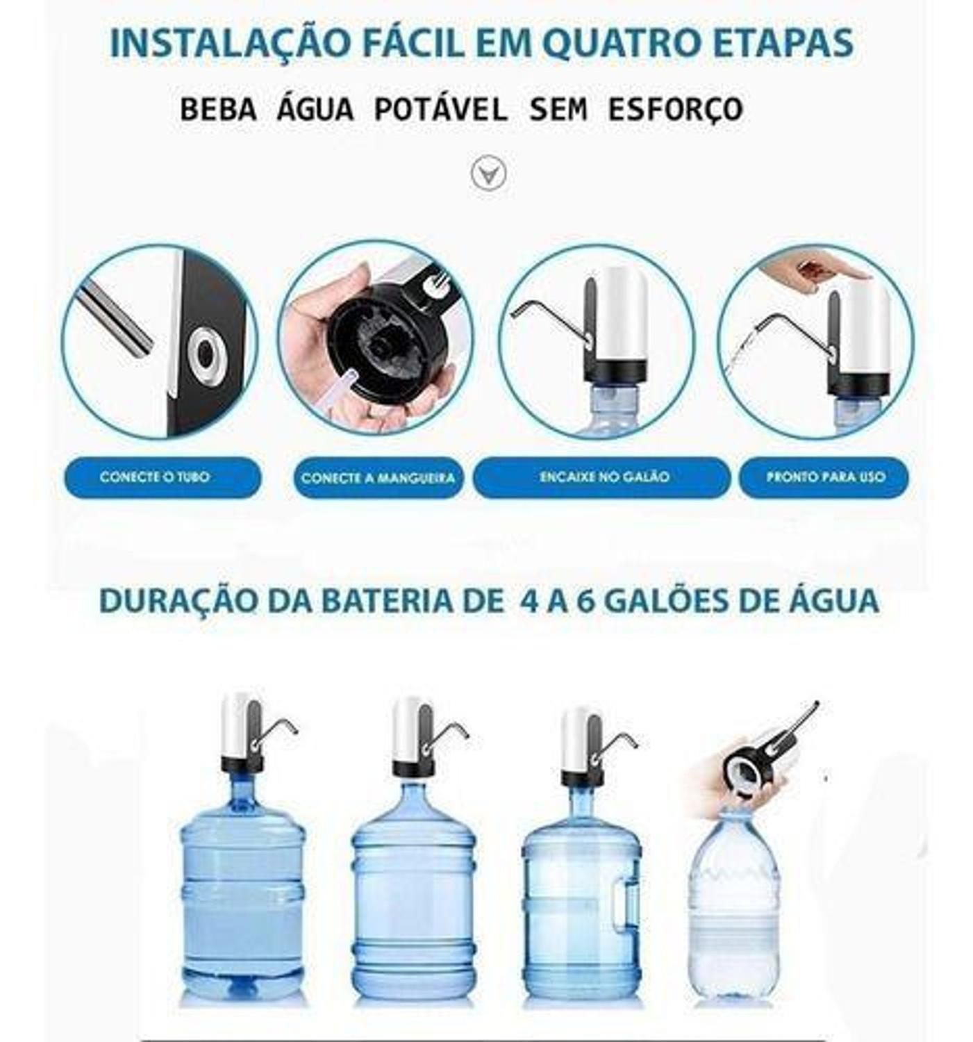 Kit com 2 torneira elétrica para galão de 20 litros elétrica agua ...