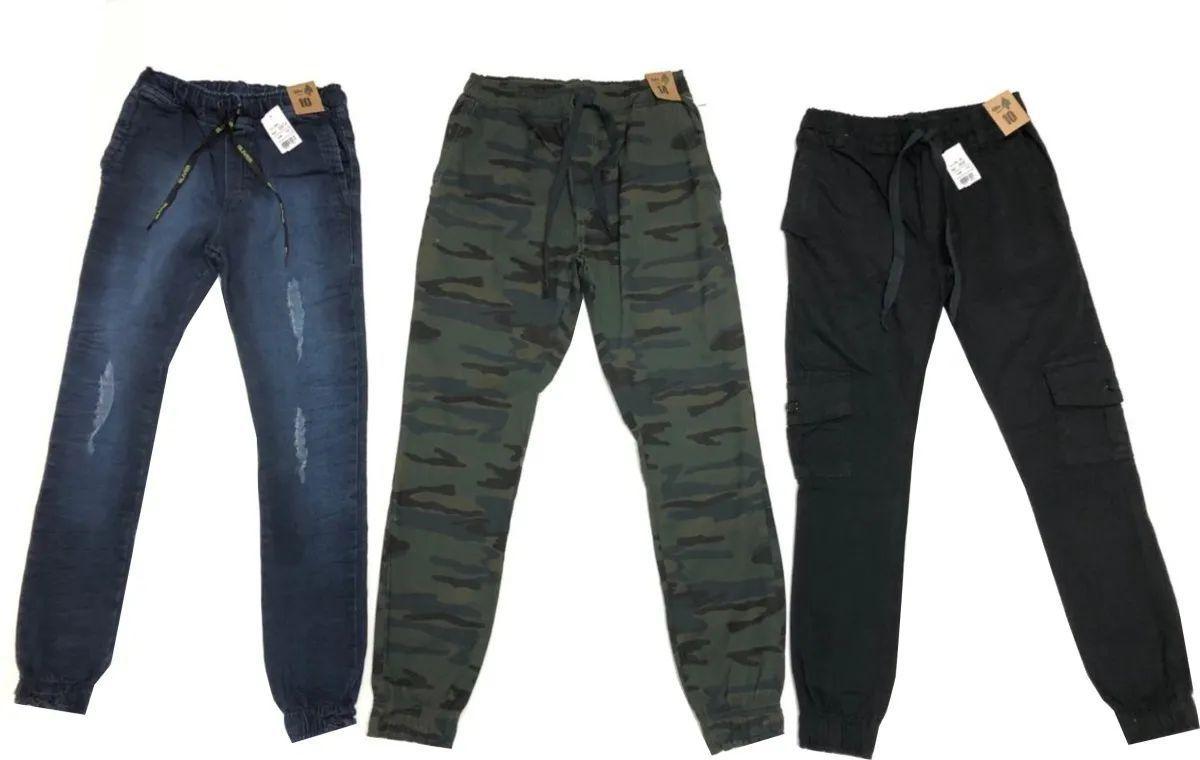 calça jogger juvenil masculina