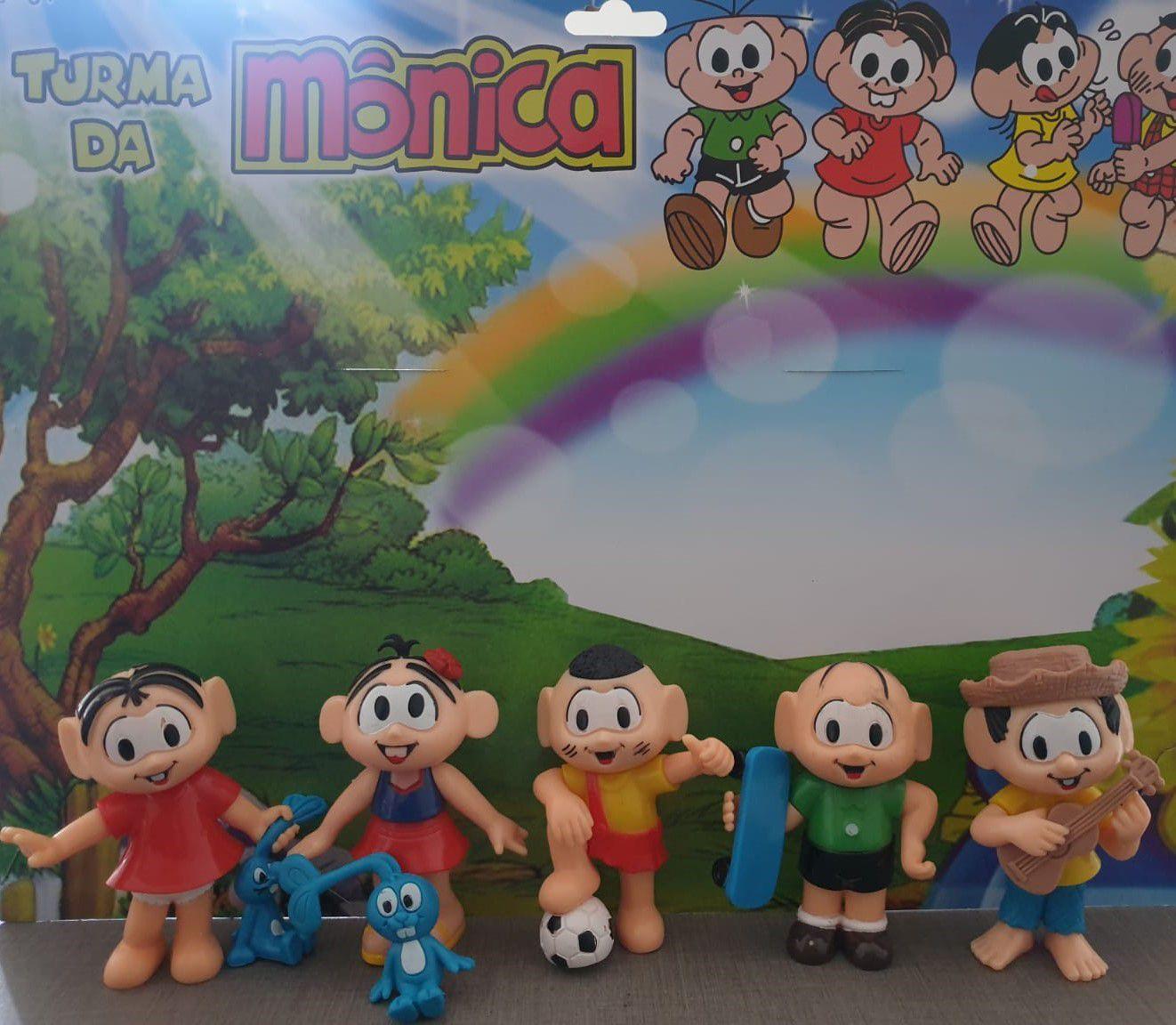 Kit Com 5 Bonecos Personagens Turma Da Mônica - Turma da Monica ...