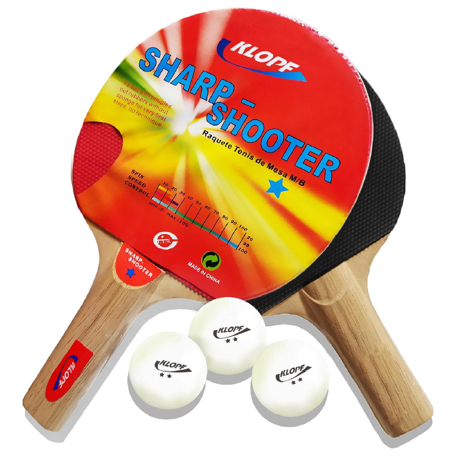 Kit Completo De Tênis De Mesa Ping Pong Luxo Klopf