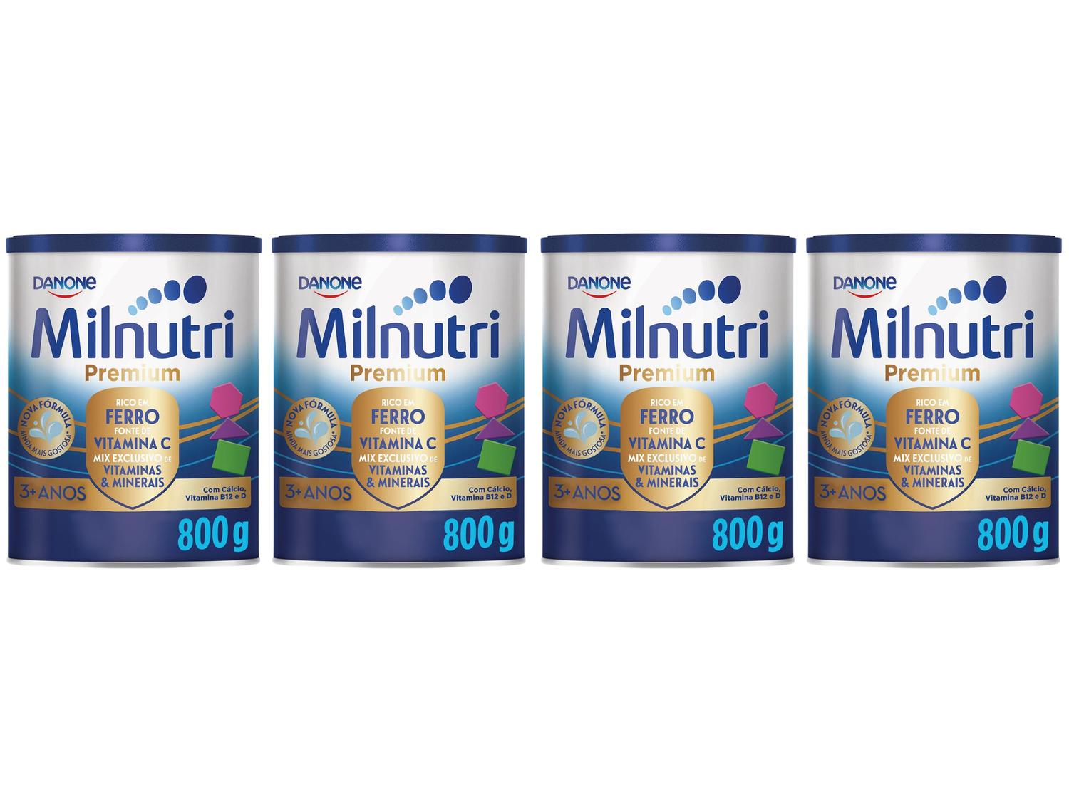 Kit Composto Lácteo Milnutri Premium 800g