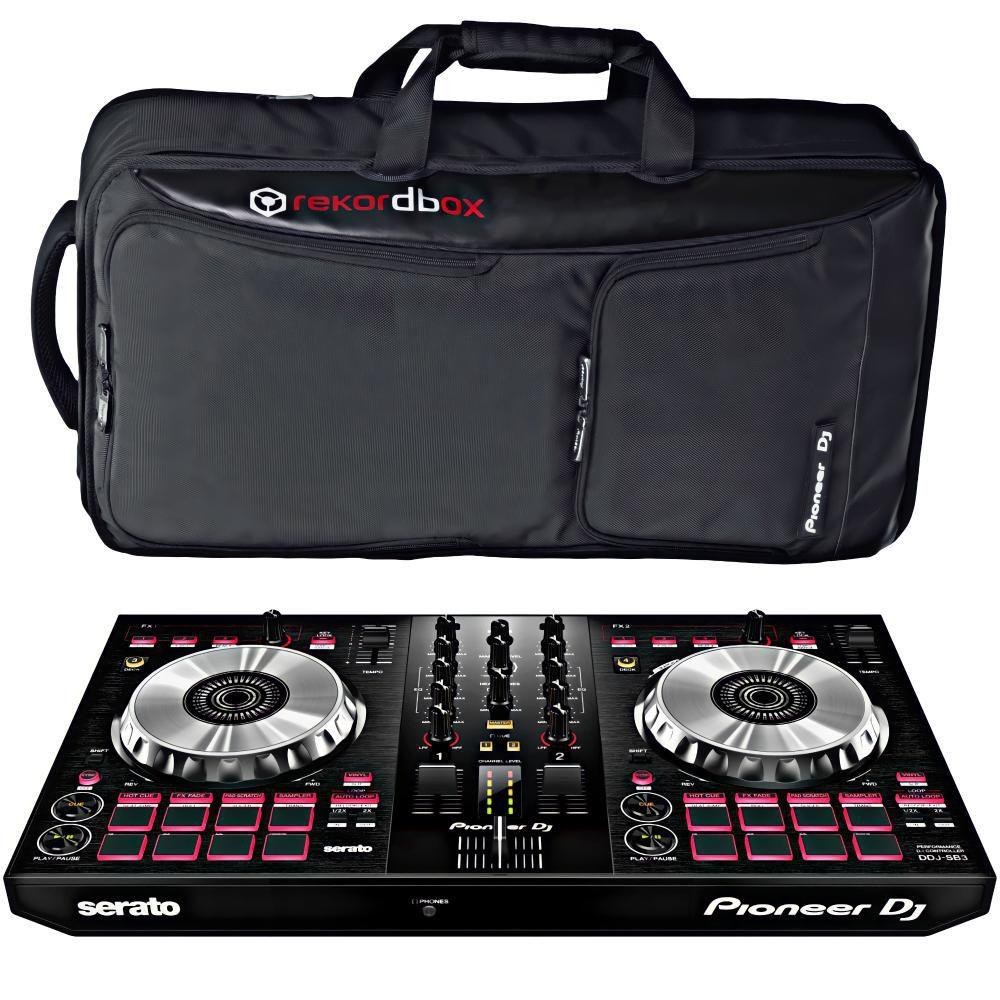 KIT Controlador Pioneer DDJ SB3 com Serato + Bag Pioneer DJ KIT Controlador Pioneer DDJ SB3 com Serato + Bag Pioneer DJ