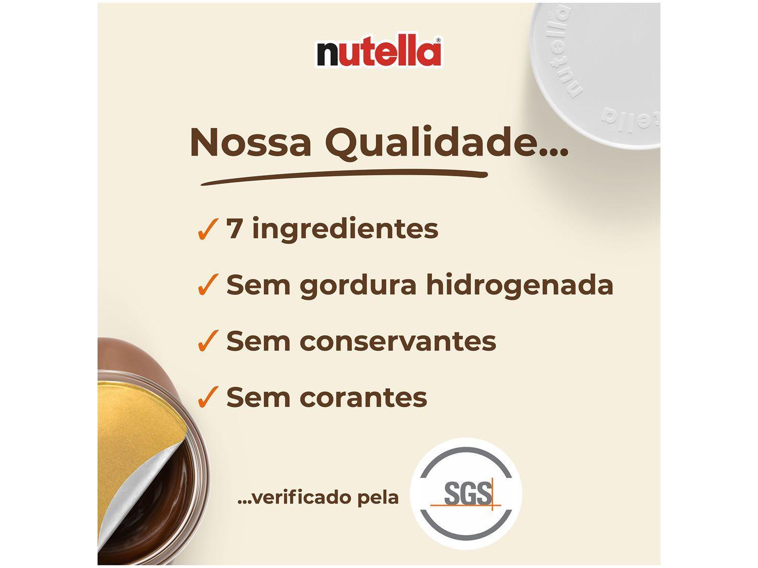 Kit Creme de Avelã com Cacau Nutella Ferrero