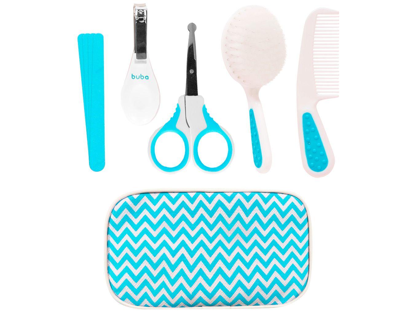 Kit Cuidados Bebê Buba 9 Peças com Estojo