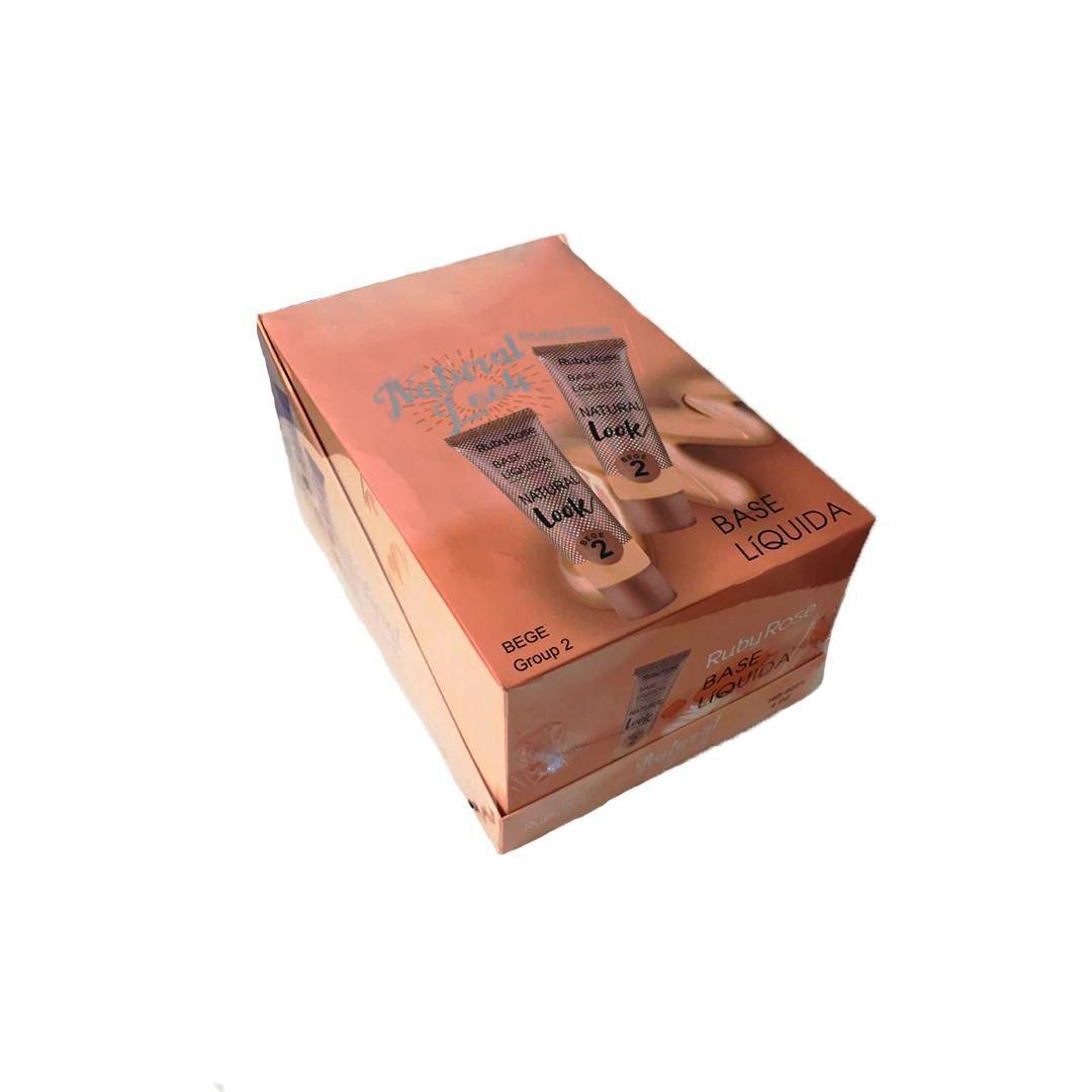Kit De Base L quida Natural Look Grupo Bege Hb 8051 Ruby Rose Base 