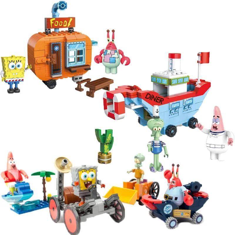 Set De Lego Bob Esponja Bob Esponja Brinquerdo Blocos Montar