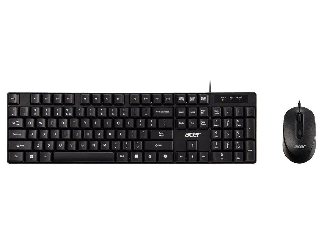 Kit de Mouse e Teclado Acer OCC300 Gen 2 Preto
