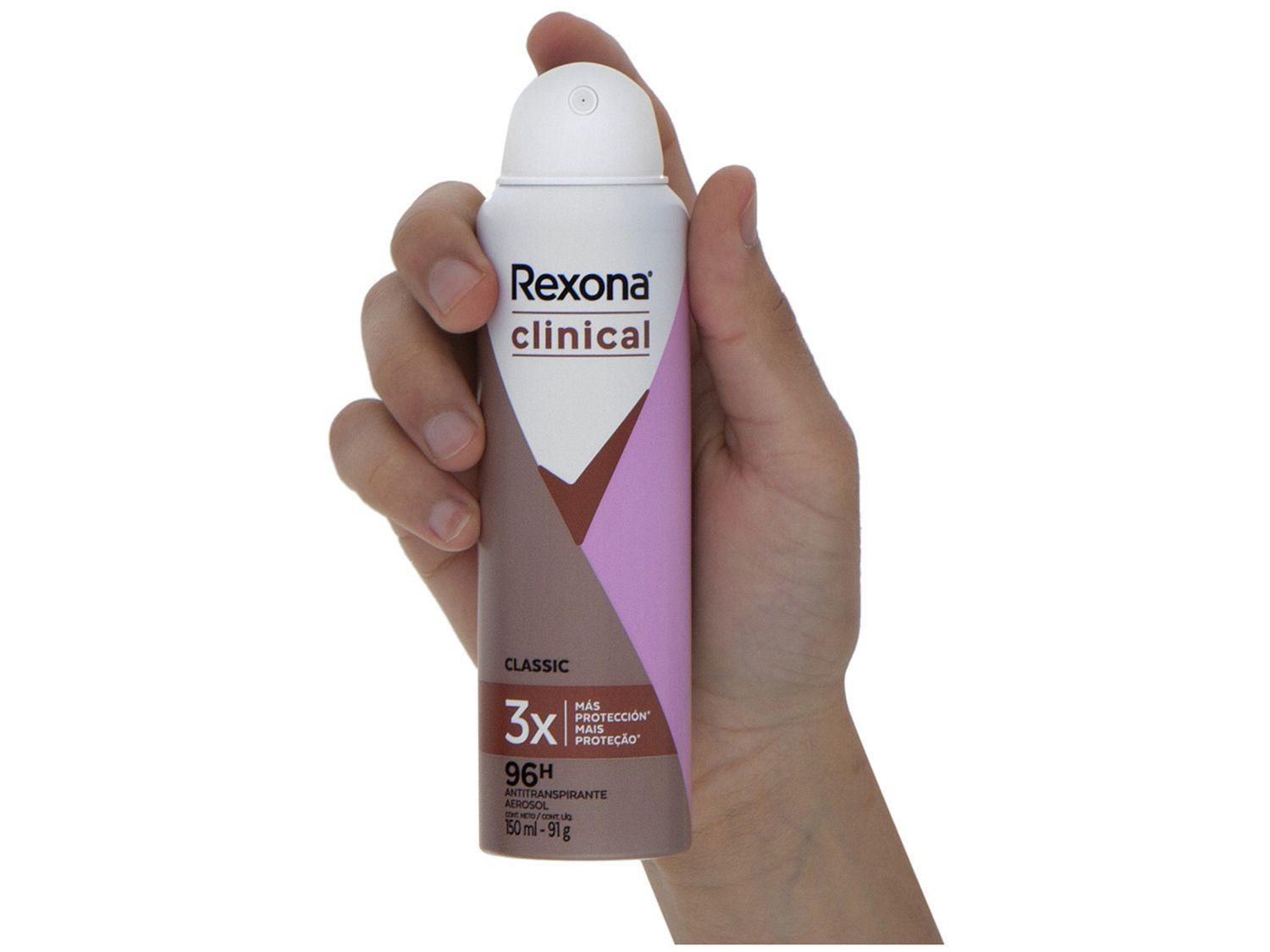 Desodorante Feminino Rexona Clinical Classic 150ml