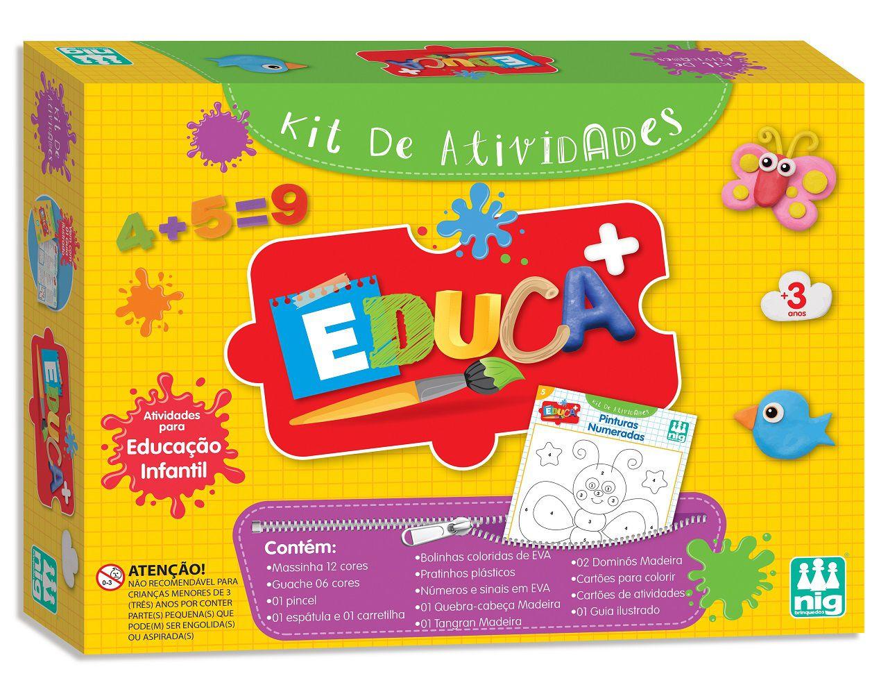 Kit 3 Jogos Educativos e Pedagógicos - Maninho Artesanatos - Jogos  Educativos - Magazine Luiza