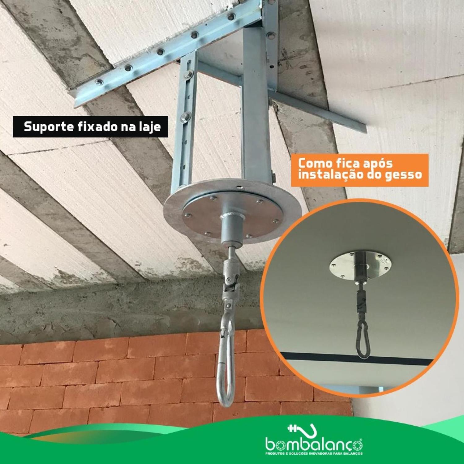 Kit extensor ajustável para teto com forro de gesso - 20 a 26 cm ...