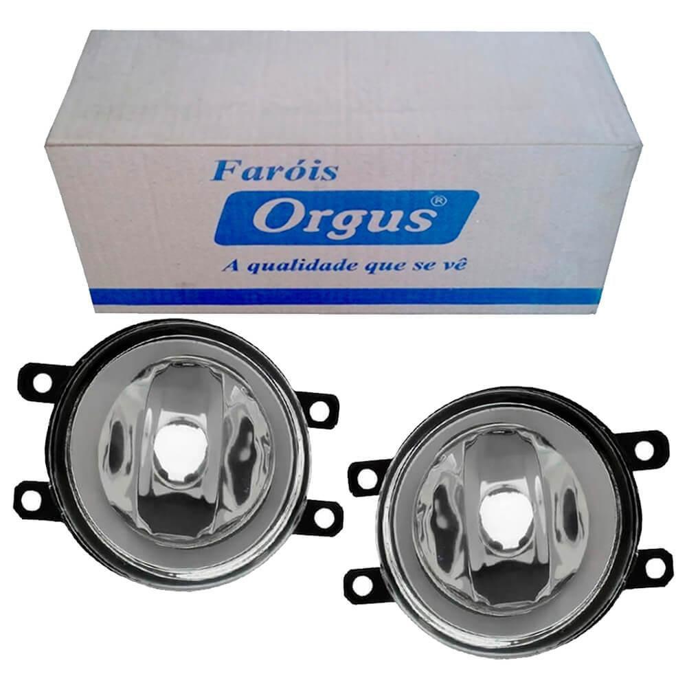 Kit Farol Milha Corolla A Auxiliar Neblina Moldura Preta Orgus Farol Automotivo