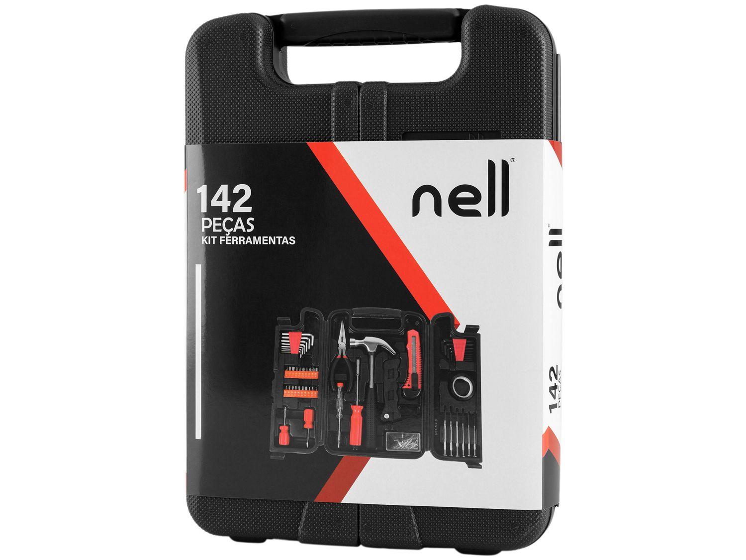 Kit Ferramentas Nell 142 Peças XWT0142A