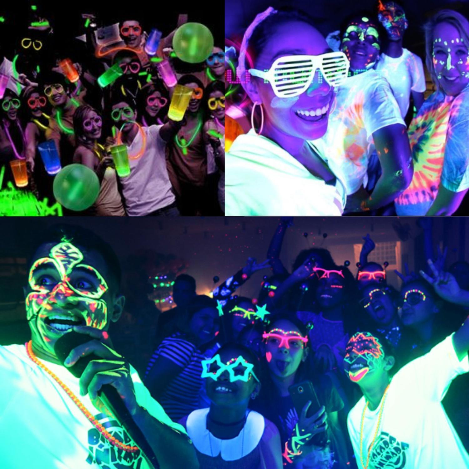 Imagem de Kit Festa Neon Balada Adereços Aniversário Casamento Barato