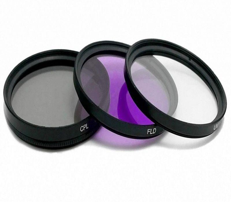 CPL UV FLD Filter Set 3-in-1 Filter Set 67mm CPL UV FLD Von ULTIMAXX – Mit Etui Für Canon, Nikon, Sony Kamera Filter Set