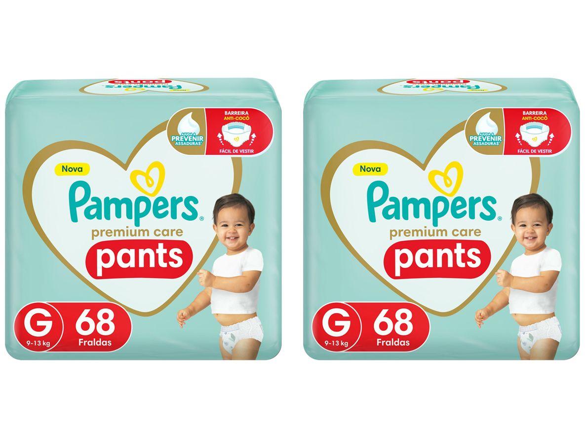 Kit Fraldas Pampers Premium Care Pants