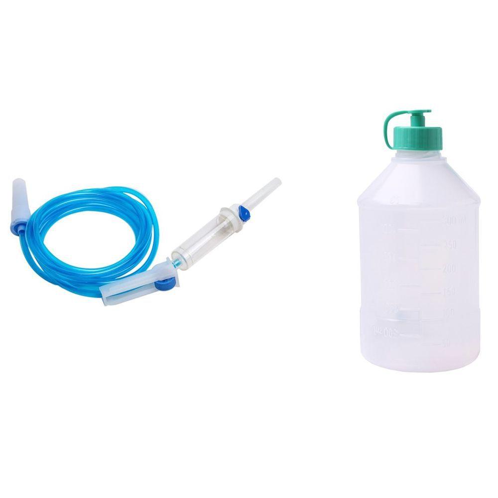 Kit Frasco 300 ML e Sonda para Nutrição Enteral Embramed - Cremer