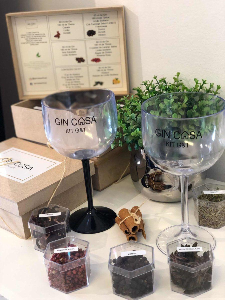 Kit Gin Casa 6 Especiarias Para Preparação De Gin & Tônica