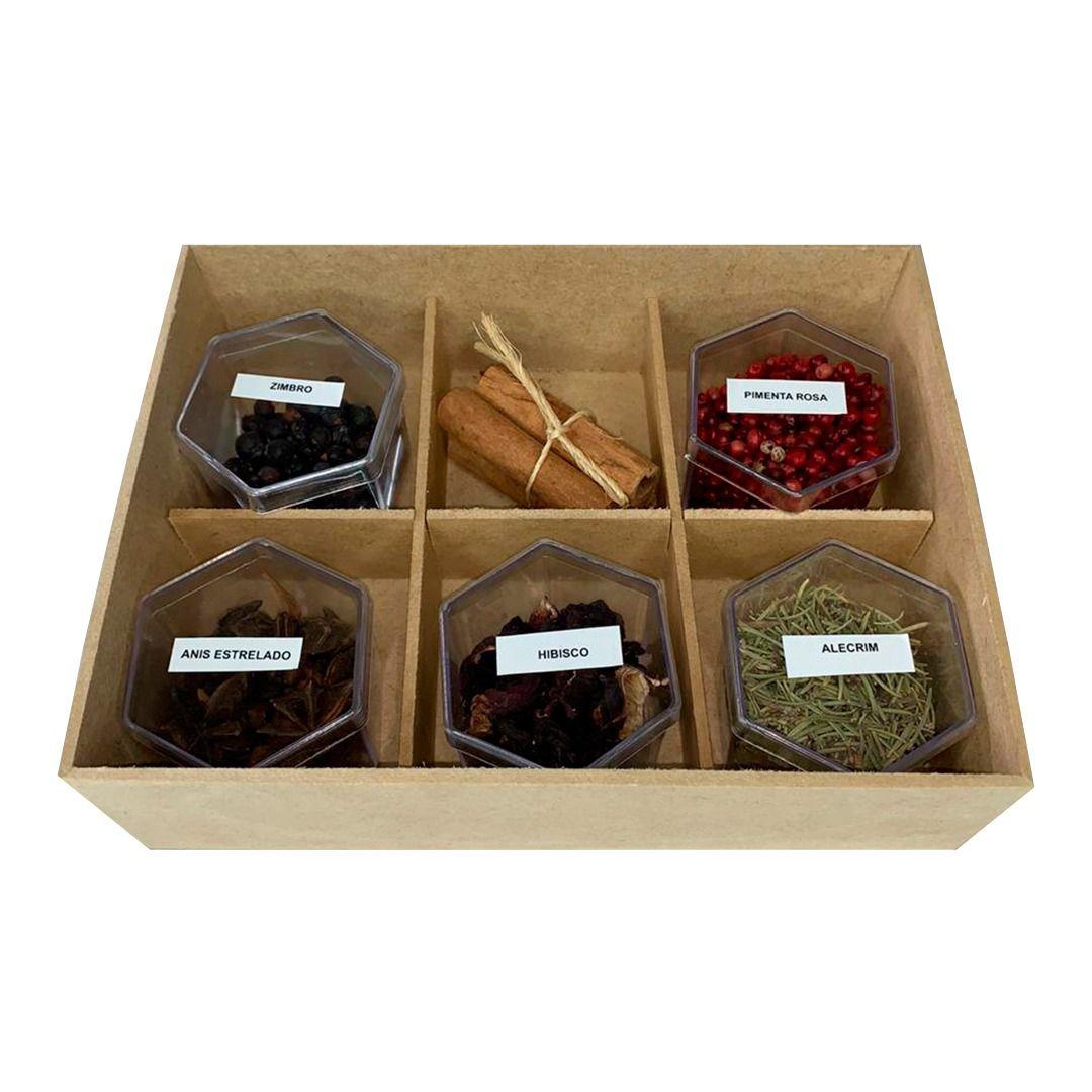 Kit Gin Casa 6 Especiarias Para Preparação De Gin Tônica Gin