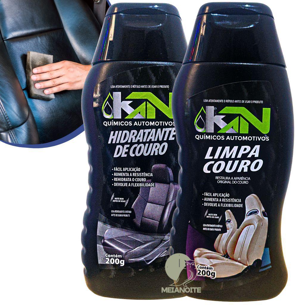 Kit Hidratante de Couro e Limpa Couro Para Bancos Cadeiras Gamer Bolsas ...