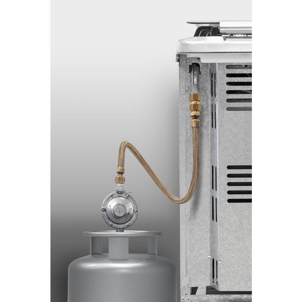 Kit Instalação Gás GN/GLP encanado para Fogão/Cooktop e Forno de