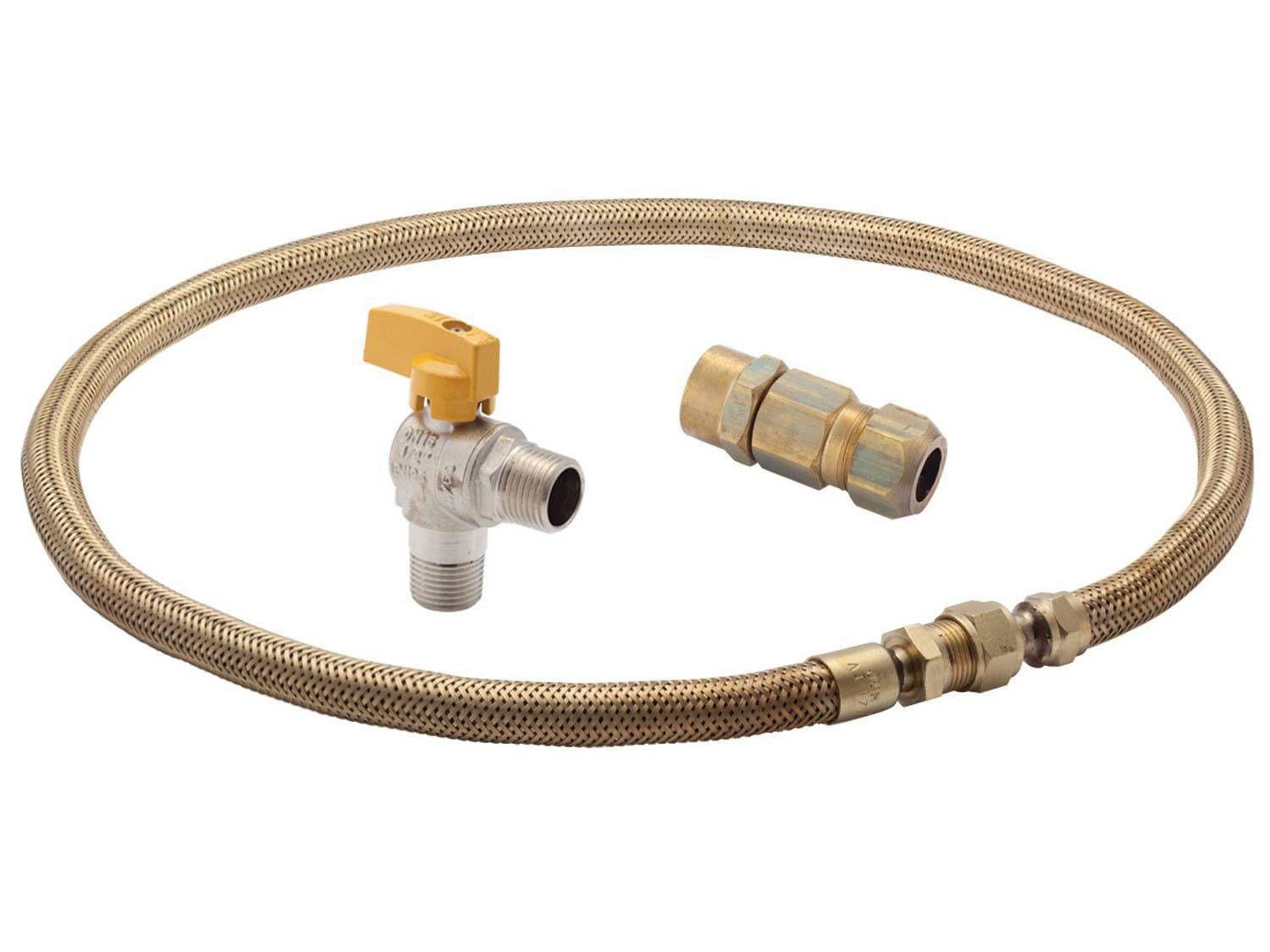 Kit Instalação para gás GN e GLP Electrolux C/ Registro p/ Fogão