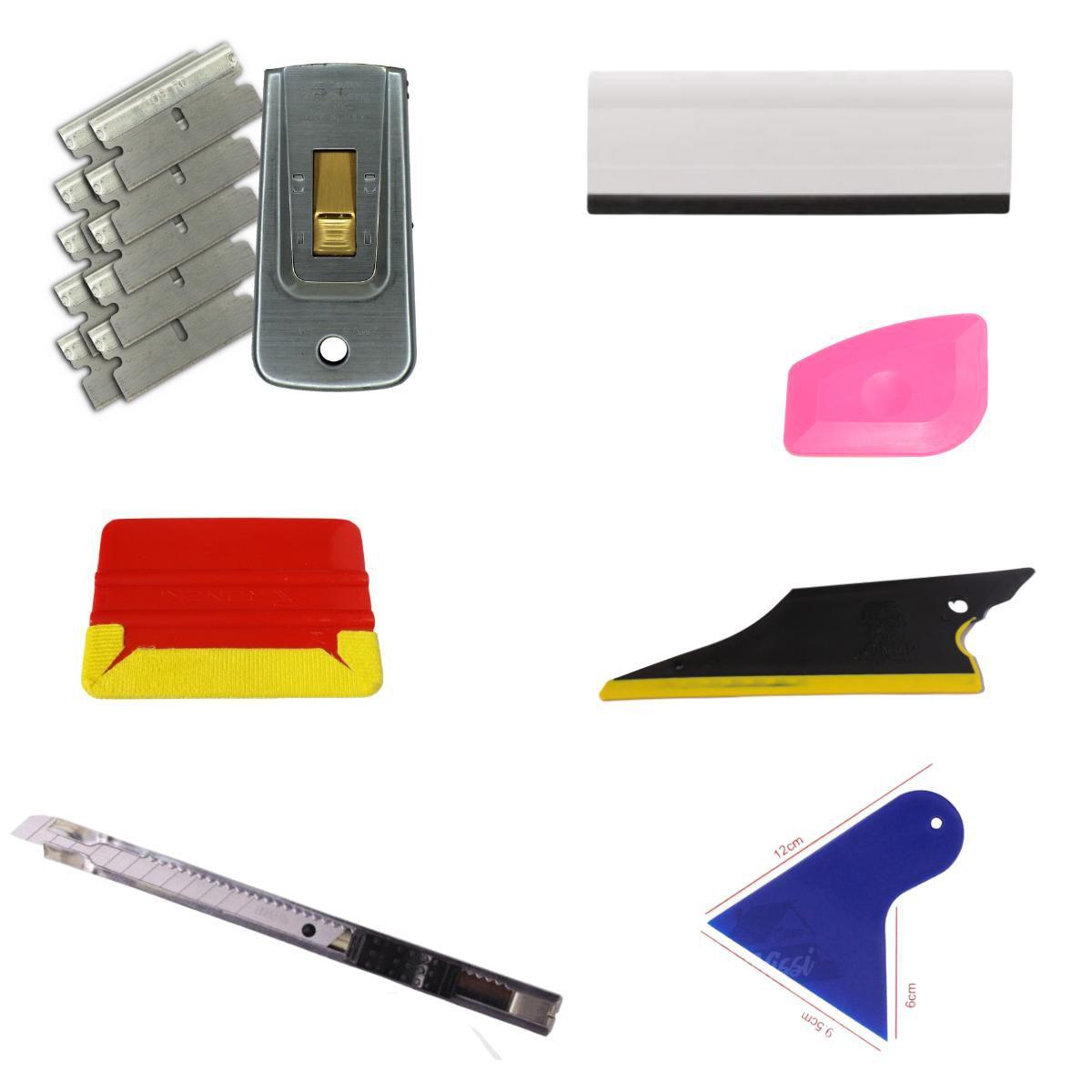 Imagem de Kit Insulfilm Ferramentas Profissionais Para Instalação 08PÇ